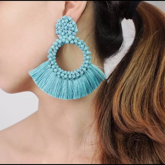 Jewelry - 🐬3 / $20🐬❗️ Tassel turquoise earrings